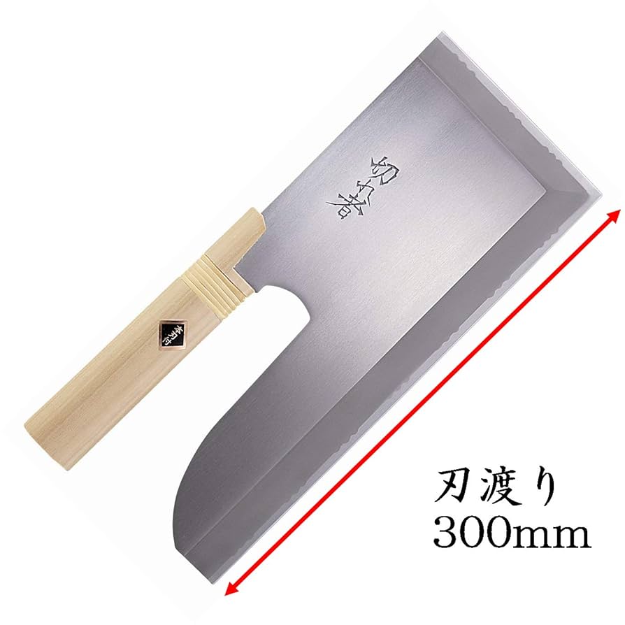 Amazon.co.jp: 切れ者ステン金2号麺切庖丁 300mm A-1058 : Home